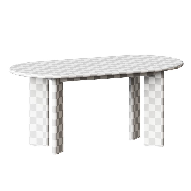 Oval Wood Dining Table - Image 2