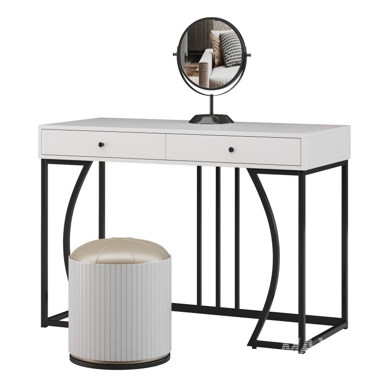 Coiffeuse avec tiroirs Nureen - Image 8