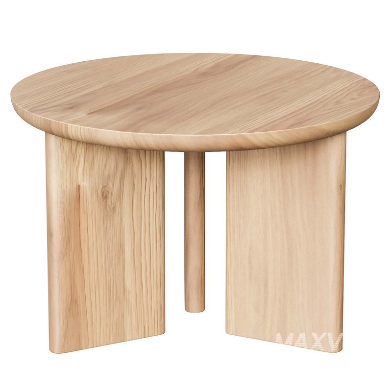 KWOKING Contemporary Solid Wood Coffee Table - Image 4