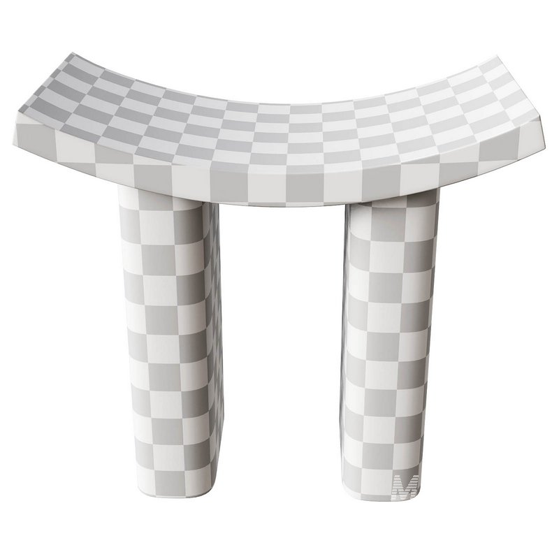 Designer wooden stool - Image 4