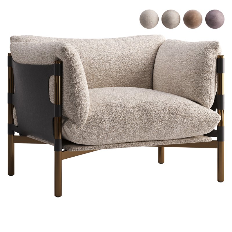 Iris_Beige_Armchair - Image 1