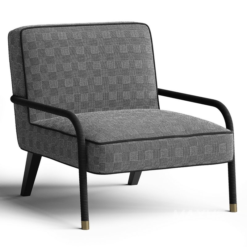 LOOP Armchair By Gianfranco Ferre Home - Image 1