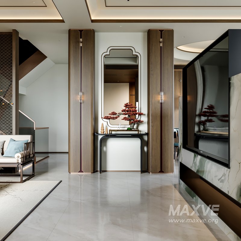 Chinese Living Room Dining Room - Image 6