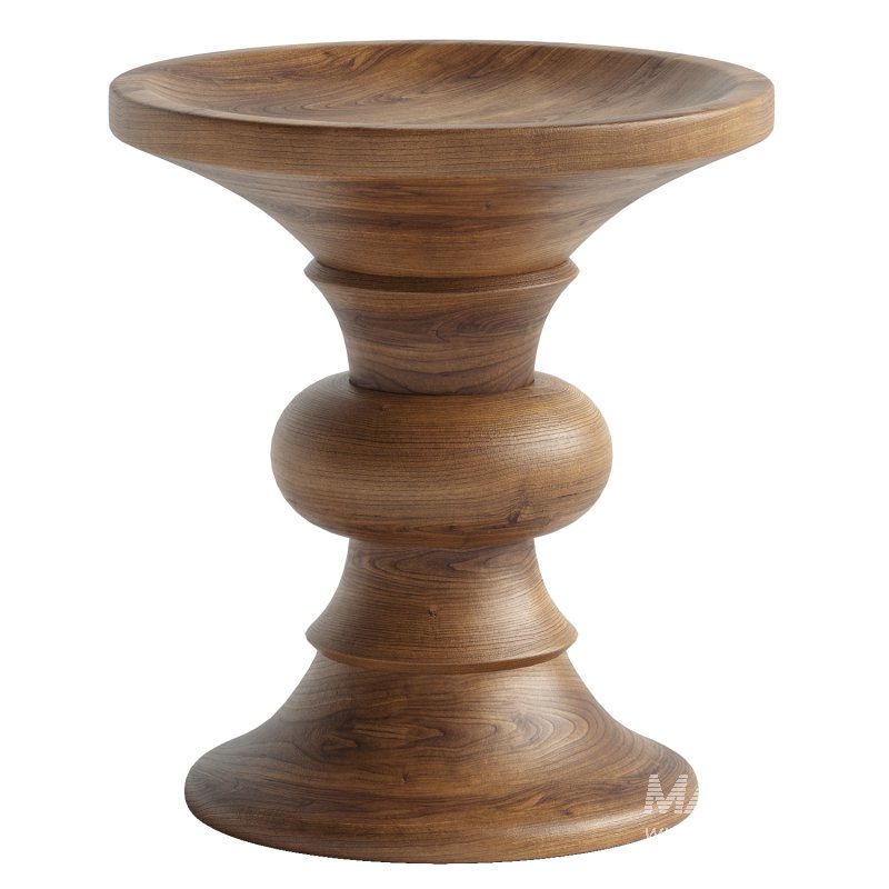 Eames Turned Stool Shape B - Image 1