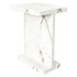 I Beam Black Marble Side Table - Thumbnail 2