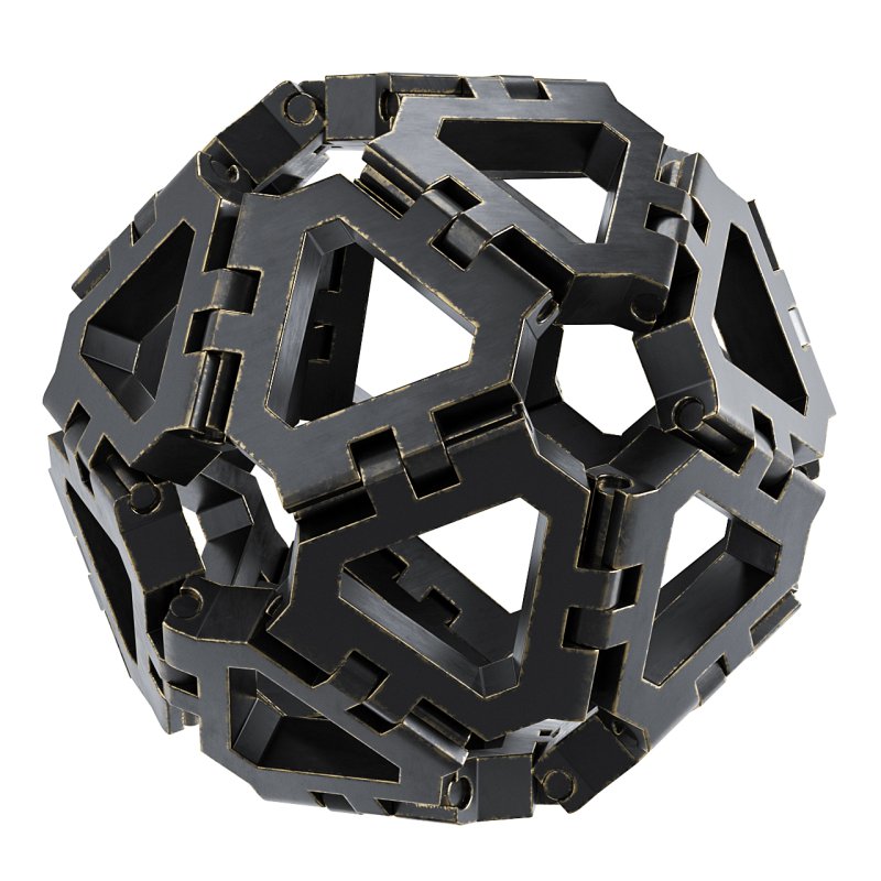 Geometric sculpture Icosahedron - Image 1