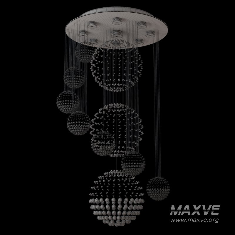 Siljoy Modern Foyer Chandeliers for High Ceiling - Image 2