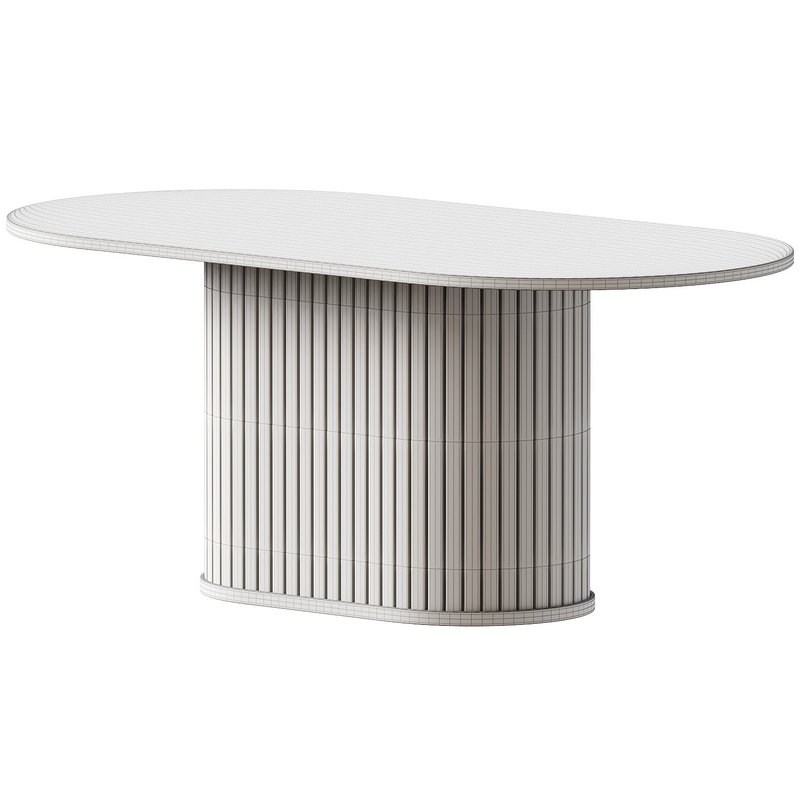 Iris Oval Dining Table - Image 7
