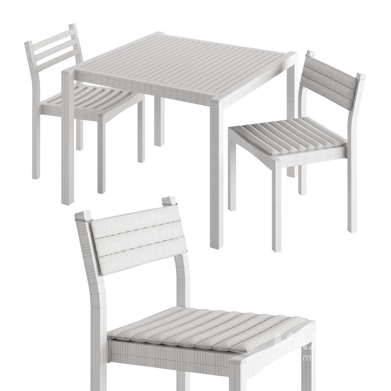 AH902 and AH501 Outdoor Dining Set by Carl Hansen - Image 4