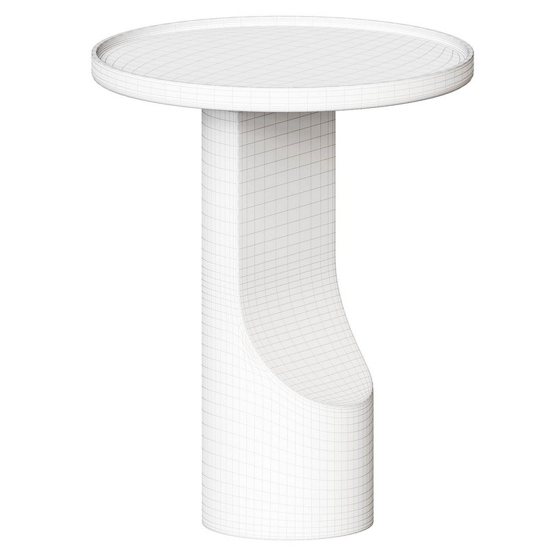 Solid walnut end table, Stigido - Image 1