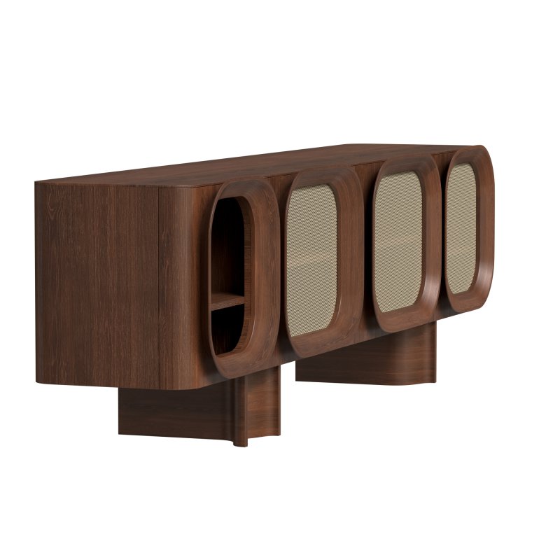 wooden sideboard - Image 4