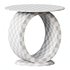 Austina Glass Top End Table - Thumbnail 4