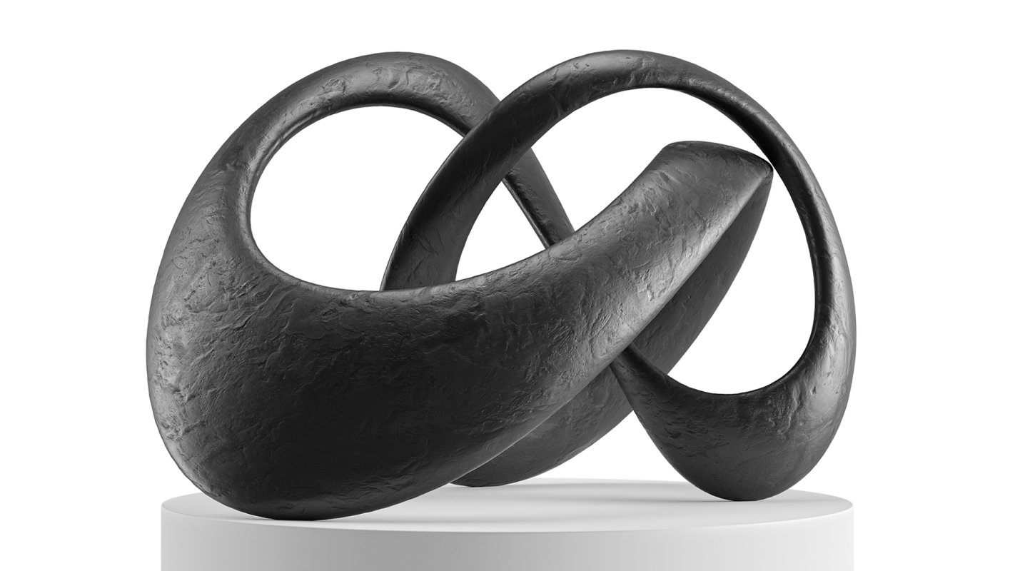 Abstract sculpture Mobius - Image 1