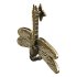 Antique Brass Dragonfly Design Front Door Knocker Vintage Style - Thumbnail 6