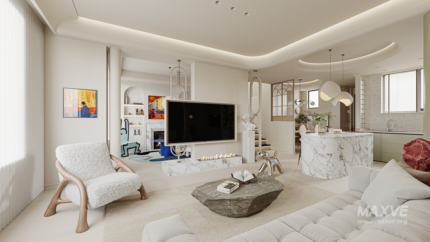 Living Room Dining Room Kitchen - Image 11