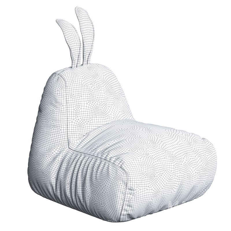 Bean bag hare for children’s room - Image 2