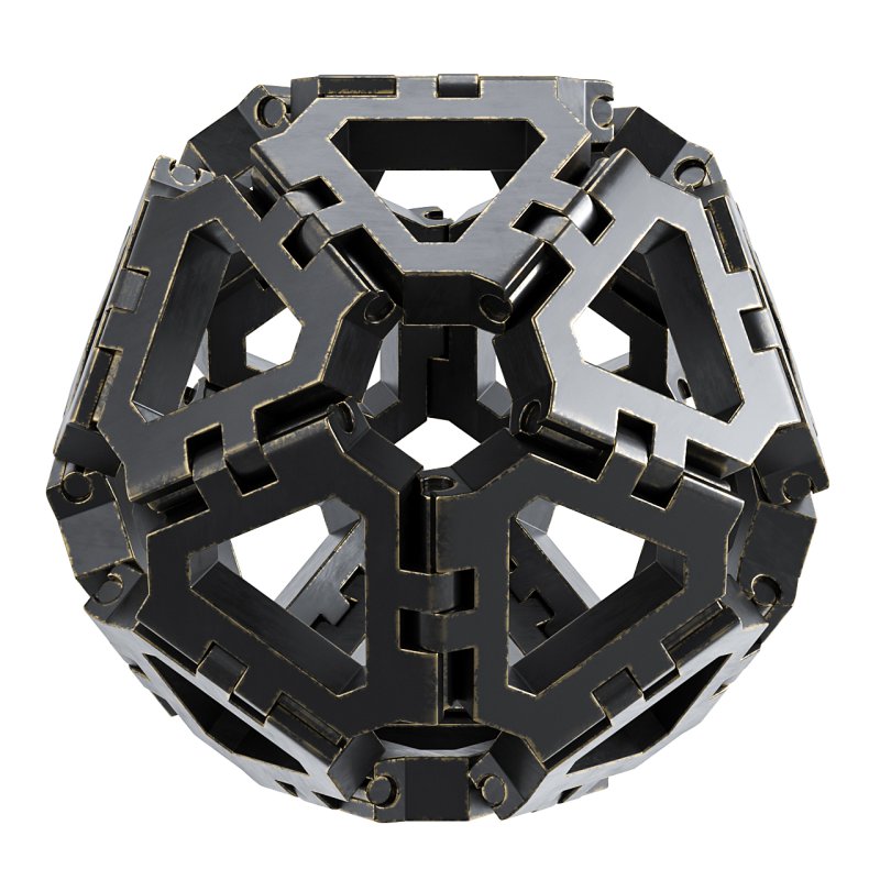 Geometric sculpture Icosahedron - Image 3