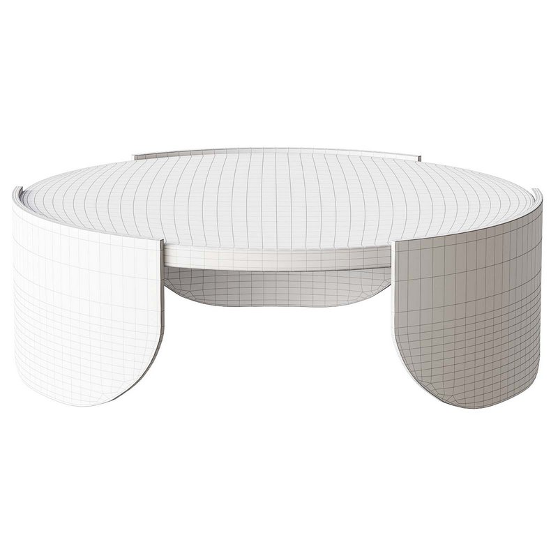 Round Coffee Table – Black - Image 3