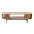 Oval Bamboo Coffee Table Natural Bamboo Coffee Table - Thumbnail 1