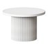 Charleily Pedestal Wood Round Coffee Table - Thumbnail 5