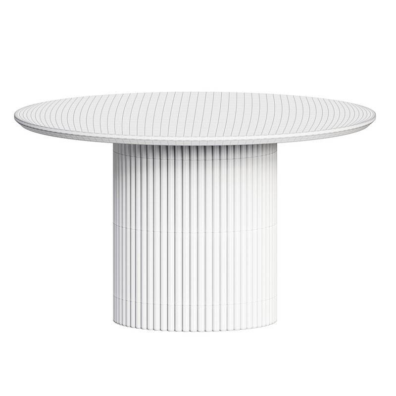 Soild Dining Table Round Kitchen Table - Image 4