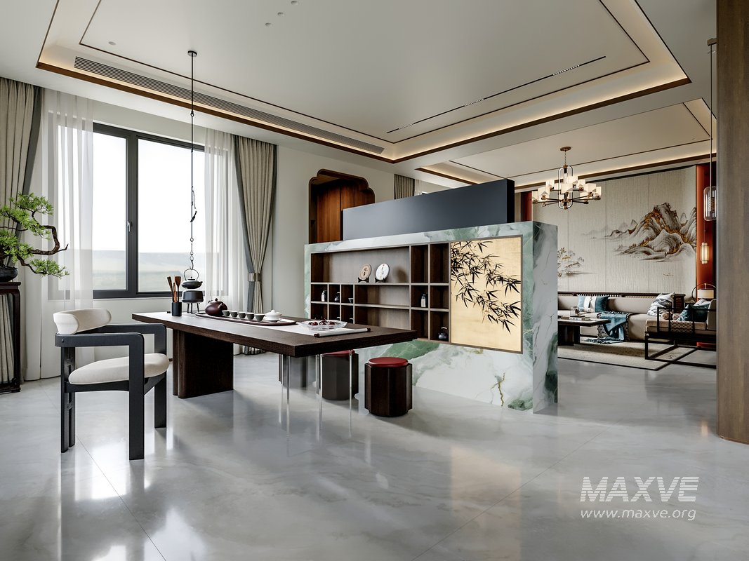 Chinese Living Room Dining Room - Image 3