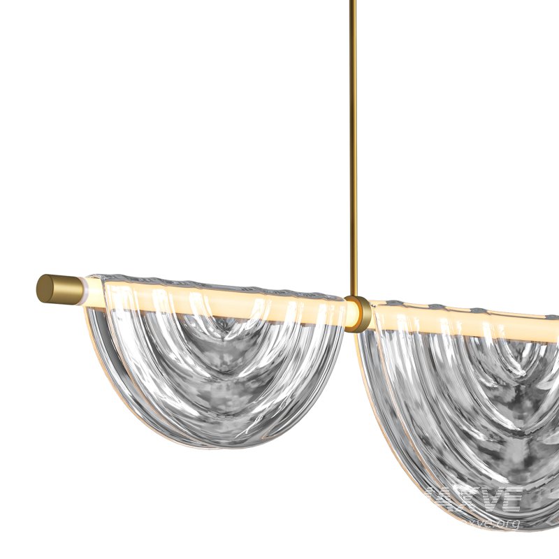 Cive Pliée Chandelier Light by HOLLY HUNT - Image 7