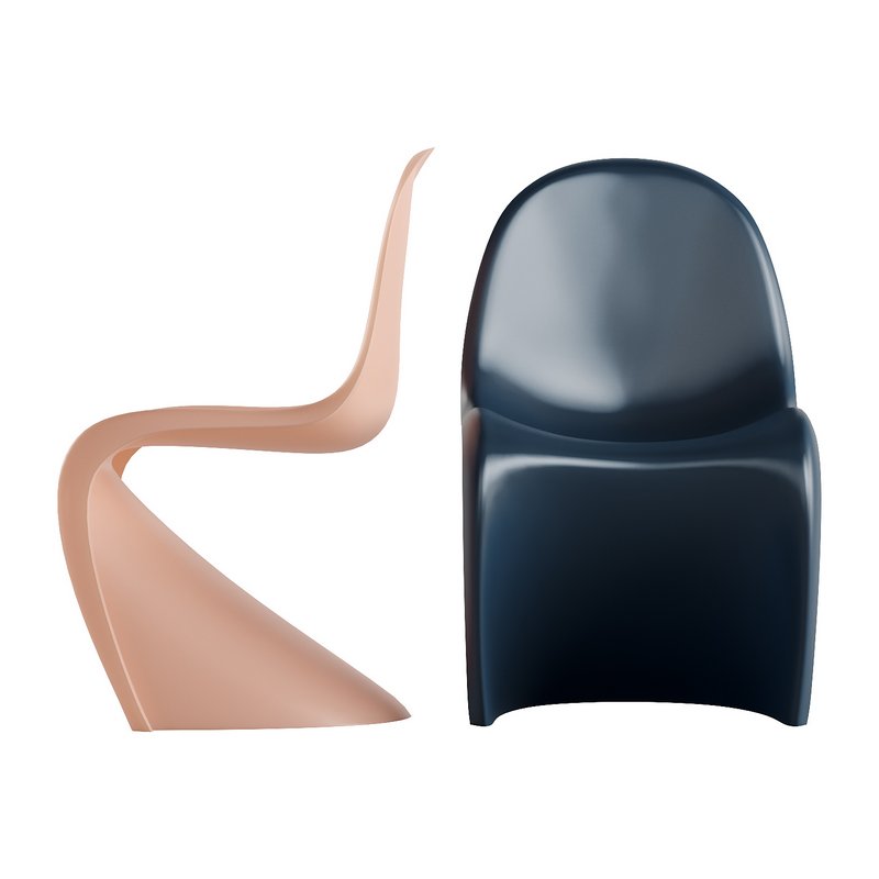 Panton Chair color Peach Fuzz by Vitra - Image 8