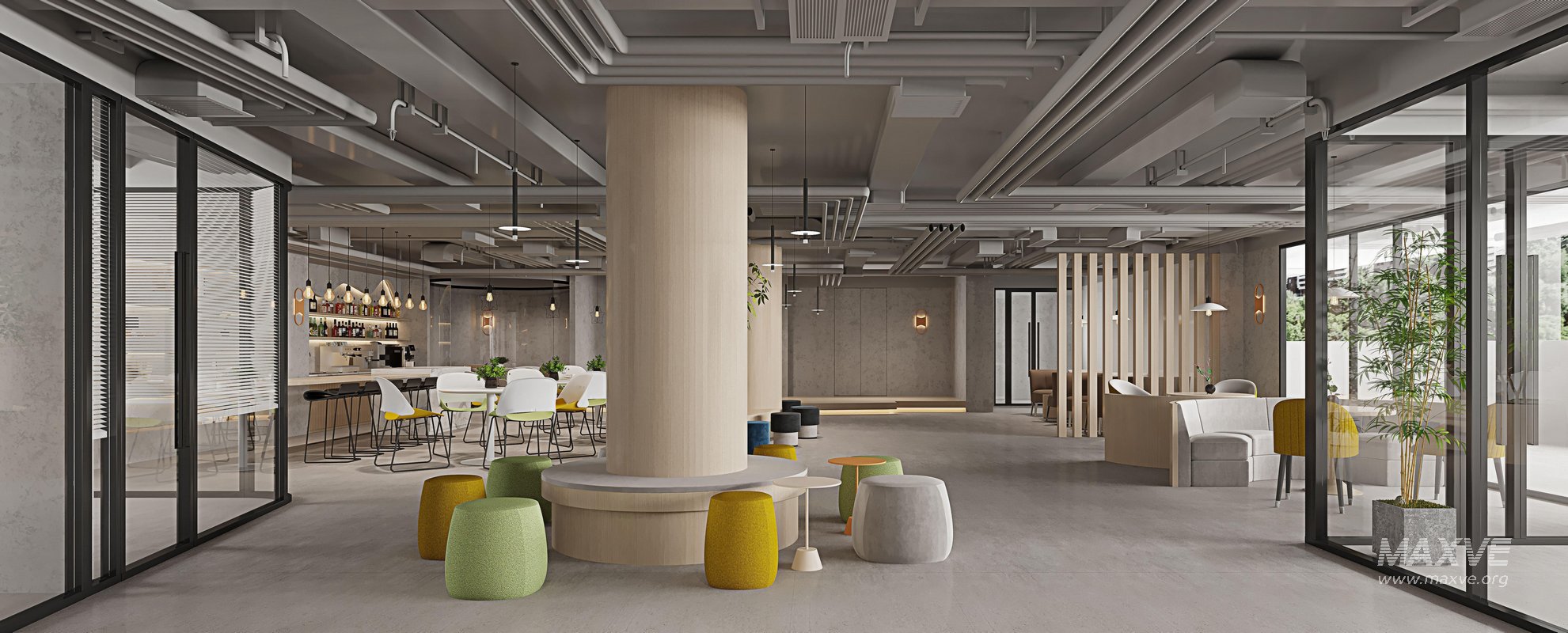 coffee shop cafe restaurant meeting room - Image 3