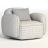 Giddings Swivel Chair, Knoll Camel - Thumbnail 2