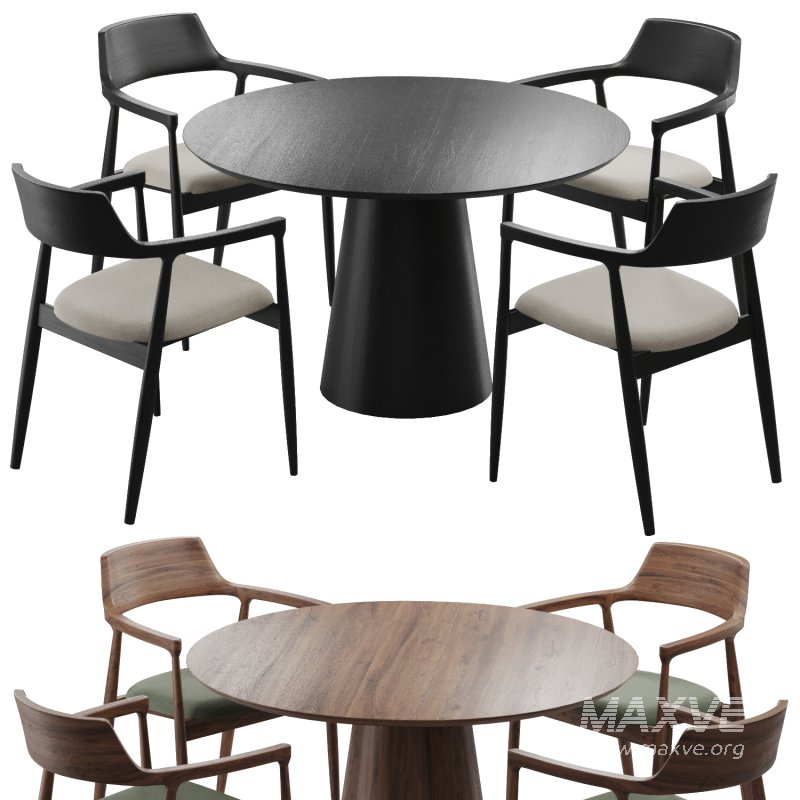 Dinning chair and table224 - Image 1