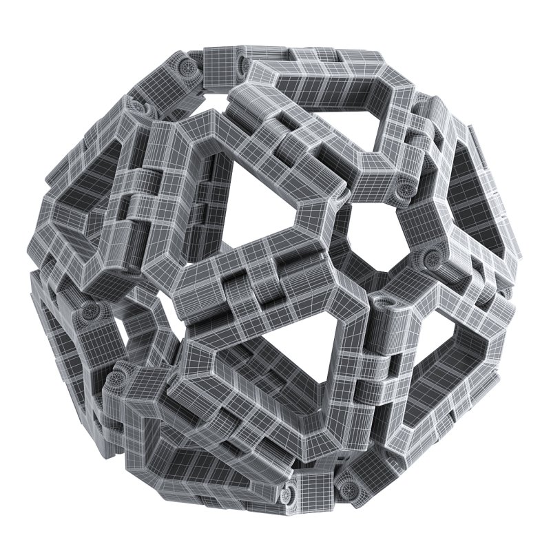Geometric sculpture Icosahedron - Image 4