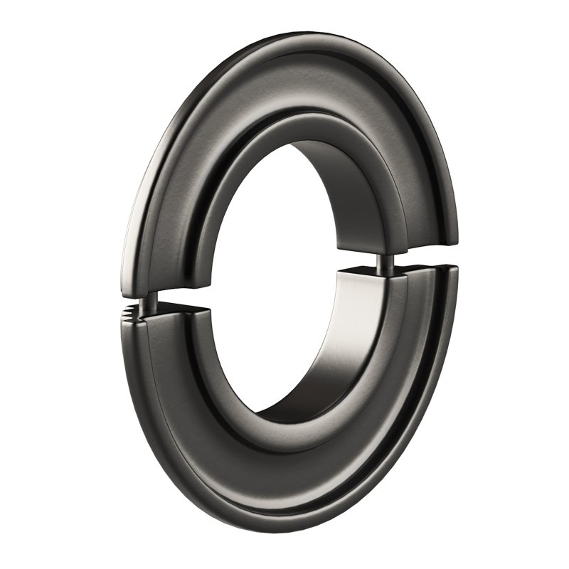 Black Radiator Pipe Flanges Aluminum Escutcheon Ring Plate - Image 12