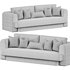 Form Camel Performance Velvet Sofa - Thumbnail 5