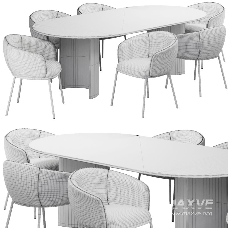 Dinning chair and table232 - Image 6