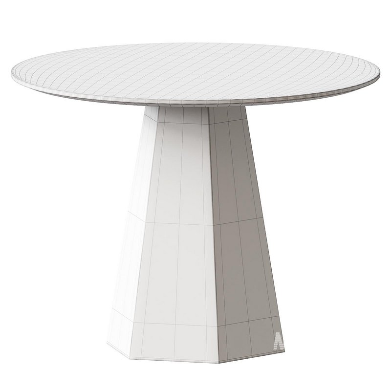 Round Black Dining Table - Image 4