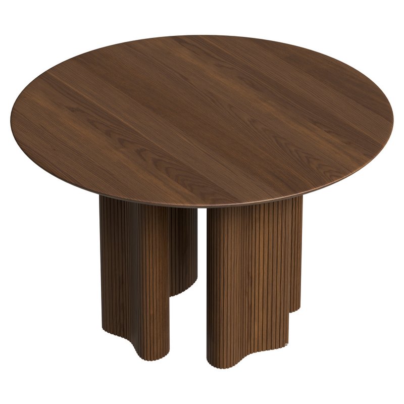 Round mahogany table - Image 3