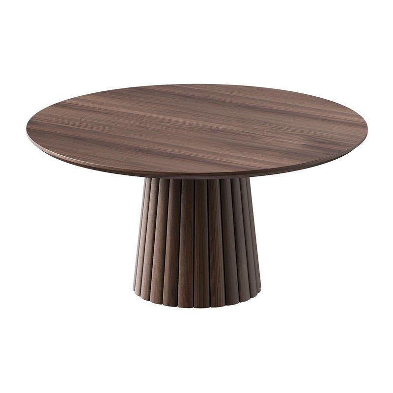 Solid Wood Round Dining Table - Image 4