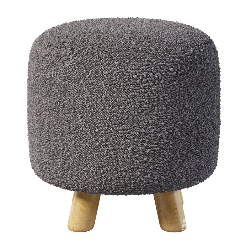 Pouf Boucle Faux Fur - Image 2