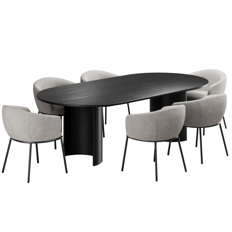 Dinning chair and table232 - Image 3