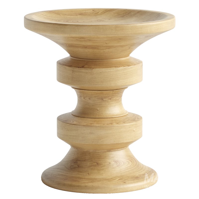 Eames Turned Stool Shape D - Image 2