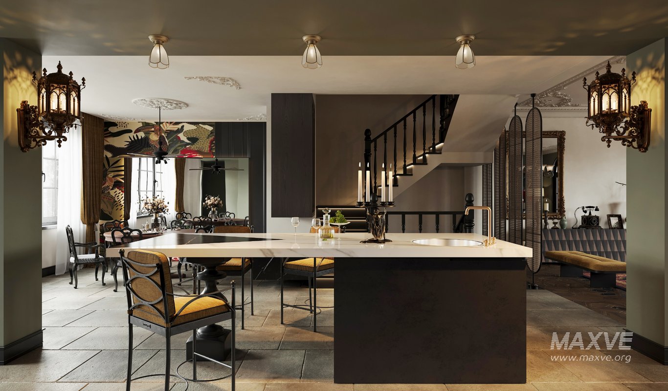 Living Room Dining Room Kitchen - Image 3