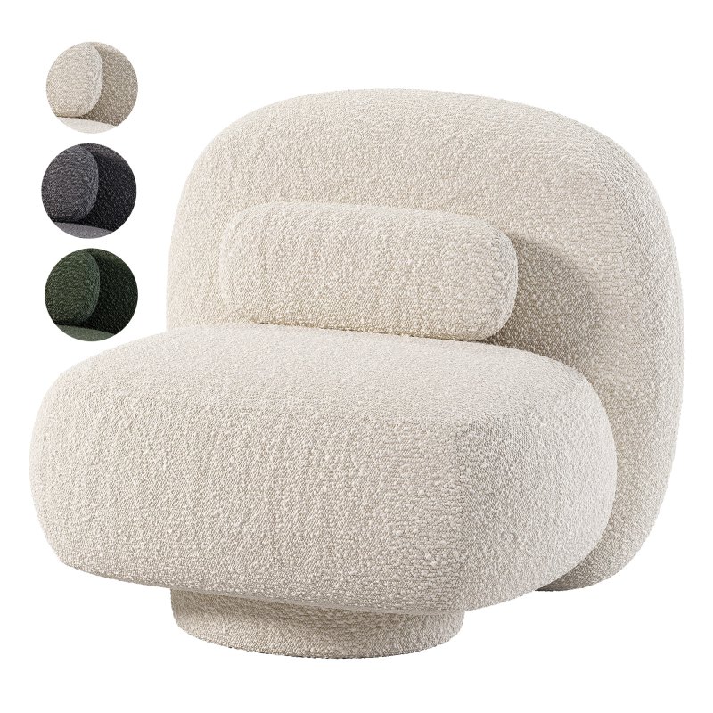 Armchair Coto Cozy Ivory - Image 2
