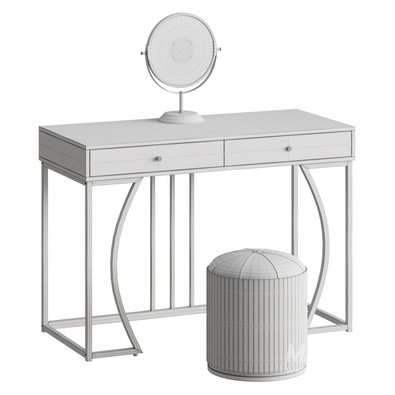 Coiffeuse avec tiroirs Nureen - Image 13