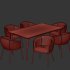 Dinning chair and table236 - Thumbnail 5