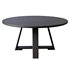 Uttermost Gidran Round Wood Rich Charcoal Black Dining Table - Thumbnail 5