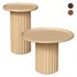 Round Ash Coffee Table - Thumbnail 4