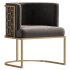 Carma Velvet Lounge Chair - Thumbnail 2