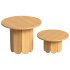 Round wood veneer dining table - Thumbnail 4