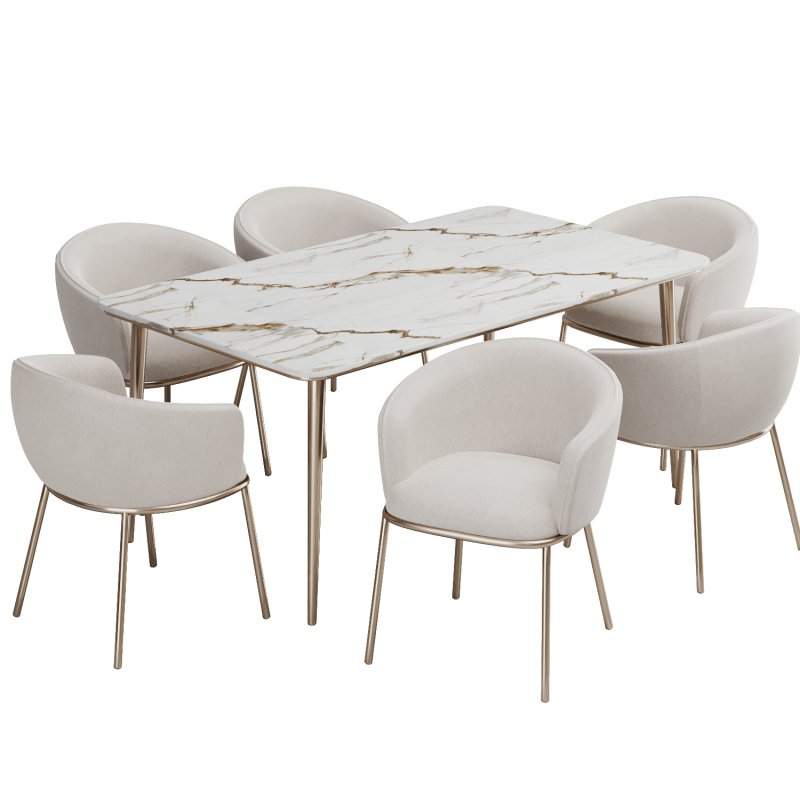 Dinning chair and table236 - Image 3